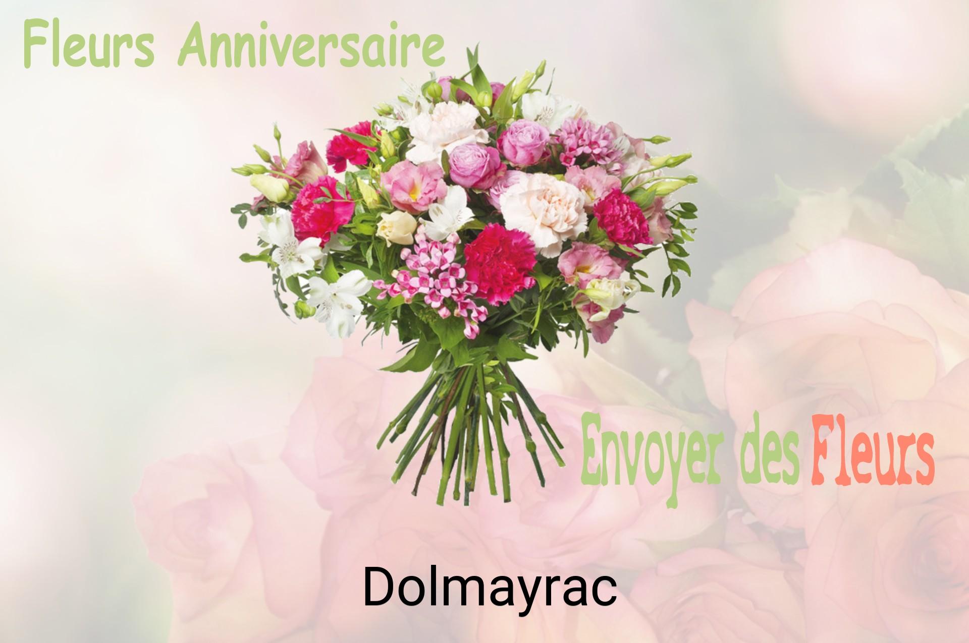 Bouquet de fleurs d’anniversaire livré à Dolmayrac